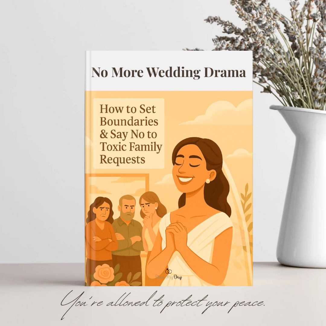 No more wedding drama