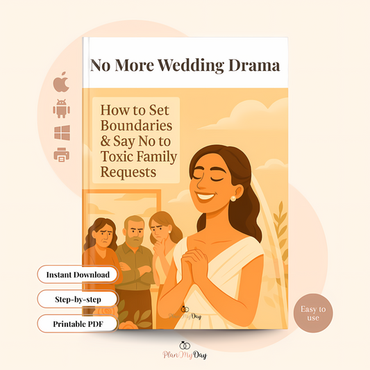 No more wedding drama
